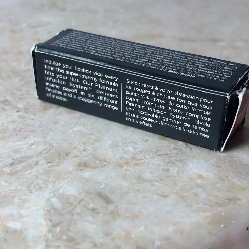 Urban Decay Vice Lipstick 1.0g Big Bang Pink Metallized Glitter Travel Size
